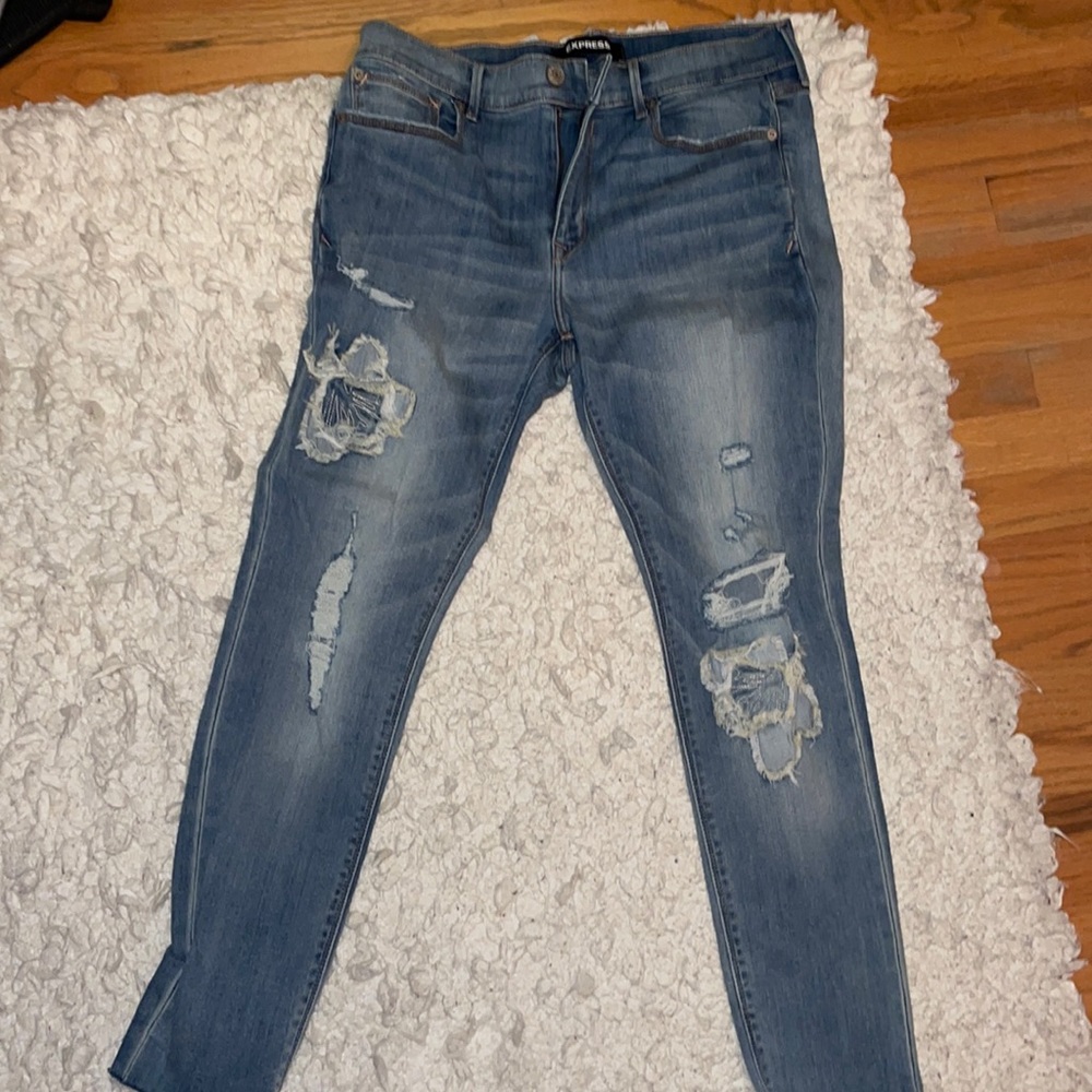 EXPRESS Ankle Legging mid rise jean
